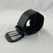 Viso metalo lakšto diržas personalizuotas hip hopo metalinis veidrodinis blizgučiai platus auksinis sidabrinis diržas 105cm juoda