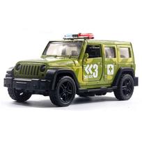1/36 Visureigis Policijos Automobilis Greitosios Pagalbos Modelis Berniukų Automobilių Žaislai Su Garsu Ir Šviesa 1/36-Size:10.5*4.5*4.2cm juoda