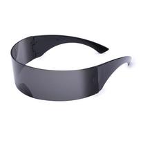 Party Sunglasses Futuristic Narrow Cyclops Visor Glasses Laser Eyeglasses Integrated Outdoor Activities UV4 Eyewear Women
