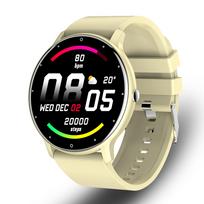 Išmanusis laikrodis Moteriškas Vyriškas Sportas Fitness Išmanusis laikrodis IP67 Vandeniui atsparūs laikrodžiai Bluetooth 4.0 Miego širdies ritmo monitorius, skirtas Android iOS geltona