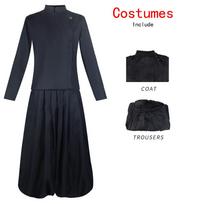 Anime Jujutsu Kaisen Geto Suguru Cosplay kostiumo uniforma Geto Suguru mėlyna mokyklos uniforma Helovino kostiumai vyrams Bpys XS juoda