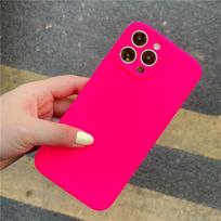 Neoninis skysto silikono dėklas iPhone 15 Pro Max 14 13 XR 7 8 Plus Xs Max X Fluorescuojantis dėklas iPhone 12 11 13 Pro Max Fundas For iPhone 7 - 8