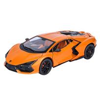 1/24 Lamborghini Revuelto Alloy Sports Car Model Diecast Metal Toy Racing Super Car Vehicles Model Sound and Light Simulation Childrens Gift oranžinė