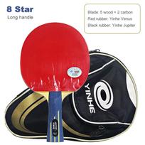 Yinhe profesionali stalo teniso raketė 7/8/9/10 Star Carbon įžeidžianti stalo teniso raketė, lengva elastinga su ITTF patvirtinimu 8 star long handle