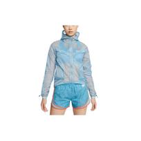 Nike Austas Sportinis Bėgimo Treniruočių Gobtuvėlis Striukė Moteriškos striukės Seniai Mėlyna DM7756-494 S gray