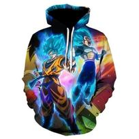 2024 m. megztinis su gobtuvu Dragon Ball serijos anime animacinių filmų spaudiniai megztinis „Tide“ prekės ženklo megztinis, vaikiška dovana 100CM