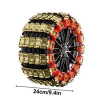 Anti-skid Chains Car Wheel Emergency Tire Chain Dragon Claw Type Metal Lawn Mower Tire Chains Winter Car Emergency Tools