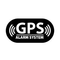 16*8cm GPS Sekimo Aliarmo Lipdukas Įrankis Vandeniui Atsparus Daugiaspalvis Aliarmo Sistemos Lipdukas Automobiliui Transporto Priemonei Reikmenys Atspindintis Įspėjamasis Lipdukas
