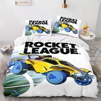 Rocket League Patalių Komplektas Lovatiesė Viengulis Dvivietis Pilnas Karalienės Karališko Dydžio Automobilis Rocket League Lova Komplektas Vaikų Miegamasis Antklodės užvalkalas 218x177cm 86x70in