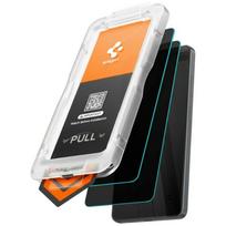 Spigen Tempered glass. Glas.TR "EZ FIT PRO AC" privacy screen protector for Samsung Galaxy S26, 2 pieces