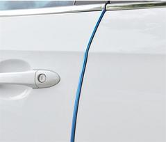 Automobilio durelių kraštų įbrėžimų apsaugos juostelės, apsauginės šoninės durys, lipnios įbrėžimų apsaugos, apsaugančios nuo susidūrimo, PVC galvanizavimo juostelės 2M mėlyna