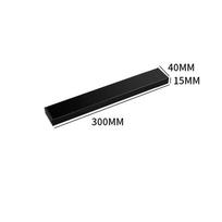 Multiple Szes Black Magnetic Knife Holder Stainless Steel 304 Non-piercing Wall Mount Knife Block Magnet Holder Storage Rack