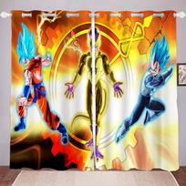 Dragon Ball Anime Blackout Užuolaidos Užuolaidos Svetainė Miegamasis Balkonas Ekranas Namai 100% Poliesteris Perforuotas 100x140cm