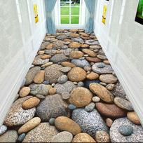 3D Svetainės akmenukų grindų kilimėlis Kilimas Miegamasis Visos lovos Lovos šoninis Ropojimo kilimėlis Kavos staliukas Prieangio durų kilimėlis 50X80cm