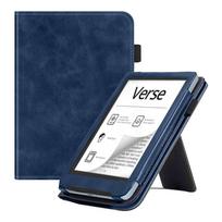 su rankos dirželiu išmanusis dėklas atlenkiamas stovas apsauginis apvalkalas Pocketbook Verse/Verse Pro Black