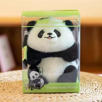 Yivongfang Panda Žaislas Vaikams Gėlės Qizai Lėlės Butikas Pliušinis Raktų Pakabukas Qizai Pakabukas 15cm