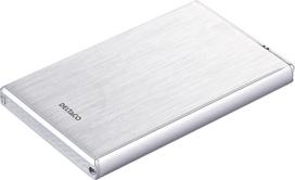Deltaco 2.5" SATA USB 3.0 external hard drive enclosure, black (MAP-GD29U3)
