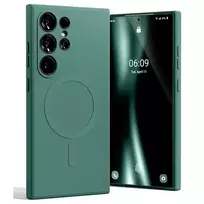Mercury MagSafe Semi-Silicone Case for Samsung Galaxy S24 Ultra G928, green