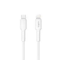 maXlife MXUC-13 data transfer and charging cable | USB-C to Lightning | PD | 27W | 1m | white