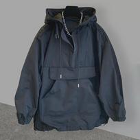 Unisex Madingas Daugia spalvų Vėjuotas Striukė: Aukštosios gatvės stilius, Laisvas kirpimas, Niche dizainas, Madinga poroms XL