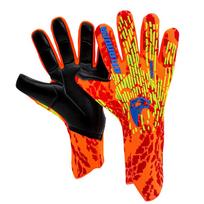 Suaugusiems Vaikams Vartininko Pirštinės Vartininko Pirštinės Storina Lateksas Futbolas Futbolas Apsauga nuo slydimo Futbolas Vaikų Vartininko Pirštinės Size 6 oranžinė