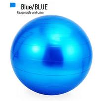 Daugiaspalvis lygus sustorintas jogos gimnastikos kamuolys fitnesui, masažui ir akušerijai 65cm smooth ball only mėlyna