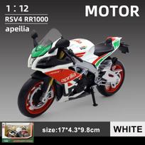 MotoGP Aprilia RSV4 RR1000 lenktyninio motociklo simuliacija Išskirtinis liejinys ir žaislinė transporto priemonė RMZ city 1:12 Lydinio Kolekcinis Modelis