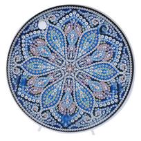 Pasidaryk pats deimantinė tapyba naktinė lemputė specialios formos mandala deimantinė tapyba namų dekorasZXD031 gray