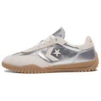 Converse Run Star Trainer Metalinis Drobės Unisex Sportbačiai Sidabrinis Matinis Sidabrinis Vintage-Baltas A15189C 35.5 white