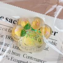 Vaikiškas braškių, vynuogių, ananasų kačiuko letenėlės minkštas fidget žaislas, lėtai atsigaunantis, mažinantis stresą, letenėlės gnybimas, dekompresinis, minkštas, squishy žaislas gray