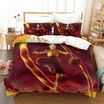 Avataras: Paskutinis oro valdovas Patalynės komplektas Viengulis Twin Pilnas Queen King Dydžio Patalynės Komplektas Suaugusiems Vaikams Miegamojo 3D Spausdinimas Anime Paklodė 70x133cm 2pcs