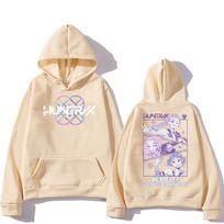 KPop Demonų medžiotojų džemperiai Merch Kpop Vyriški Moteriški Džemperis Mada Universalus Gatvės drabužiai Didelio dydžio Y2K Puloveriai Tendencijos Anime Viršūnės XS chaki