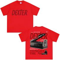Dexter Morgan Šiandien Yra Tas Vakaras Marškinėliai Vyriški Moteriški Drabužiai Medvilniniai Trumpomis Rankovėmis Oversized Marškinėliai Madingi Vintage Marškinėliai S