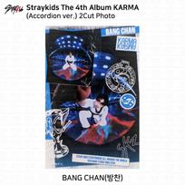 Stray Kids 4-asis albumas Karma Akordeono versija Oficiali fotokortelė Bangchan 2Cut Photo