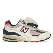 New Balance 2002R maišelis - Tamsiai mėlyni Raudoni Unisex sportbačiai Balti Jūros druskos Komandiniai raudoni M2002RVE 41.5