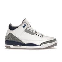 Air Jordan 3 Retro Midnight Navy Vyriški sportbačiai White Cement-Grey Black CT8532-140 44 white