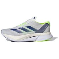 adidas Adizero Boston 12 vyriški sportbačiai, balti, karališkosios mėlynos spalvos (IE8493), mėlyni 45⅓