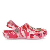 BAPE x Crocs Classic Clog Vaikams ABC Camo - Rožiniai Vaikų Sportbačiai 210285-6I2 28-29