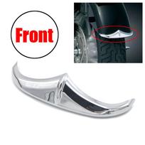 Metalinė dekoratyvinė sagtelė Chromuotas priekinio sparno apdailos akcentas Dėklas Harley Street Glides FLHRSE FLHRS Road King Road Glides FLHTCSE