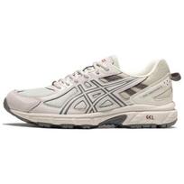 Asics Gel-Venture 6 Mados audinys Sintetinė oda Patvarūs kvėpuojantys žemi bėgimo bateliai Moteriškas sportbačio modelis Pilkai žalias 1012B359-020 35.5