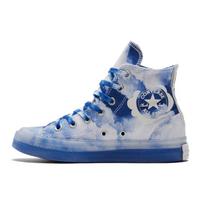Converse Chuck Taylor All Star Patogūs universalūs aukštakulniai drobės batai Unisex sportbačiai Mėlyni balti A02317C 35