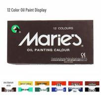 Marie aliejinių dažų rinkinys: 12/18/24 spalvos po 12 ml tūbelėse - Meninės priemonės tapybai Boxed set