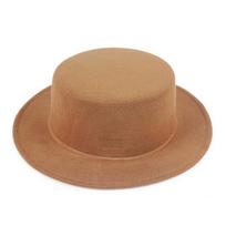 Unisex retro plokštumos krašto džiazinis fedora - Rudens/Žiemos platus kraštas skrybėlė gatvės stiliui ir apsaugai nuo saulės Adult 56-58CM kupranugaris