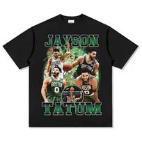 Bostonas Jayson Tatum Krepšinis Vyriški Drabužiai Marškinėliai Vyrams Naujas Viršus Trumpomis Rankovėmis Apvalia Kaklelio Spausdinta Megztinė T-shirt 50380 S