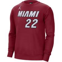 Jordan X NBA Bendradarbiavimas Majamio Apvalaus Kaklo Patogus Megztinis Raidės Ilgomis Rankovėmis Džemperis Vyriškas džemperis Raudonas DN9823-608 2XL