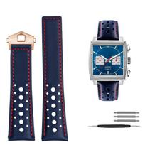 22 mm laikrodžių priedai, skirti TAG HEUER dirželiui MONACO CARRERA riešo juostai, matinės veršiuko odos kokybės odinė laikrodžio apyrankė 22mm