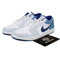 Jordan Air Jordan 1 Low SE IH0648-141 Vyriški dydžiai EU 47.5 mėlyna/balta