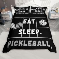 Homewish Teniso Krepšinio Antklodės Užvalkalų Rinkinys Vaikams Paaugliams, Stalo Teniso Pickleball Lovos Rinkinys, Sportinių Antklodžių Užvalkalų Rinkinys DE XS 100x135cm 2pcs&set yellow