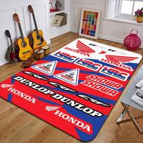 H-Honda kilimas spausdintas madingas jogos kilimėlis neslystantis kilimas miegamojo dekoracija lauko kilimas miegamojo gimtadienio dovana 40x60cm