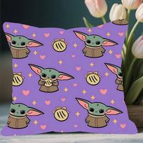 Kūdikio Y-Yoda Pagalvės užvalkalas Nuimamas skalbiamas užvalkalas – Visų sezonų minkštas linas 12x12Inch